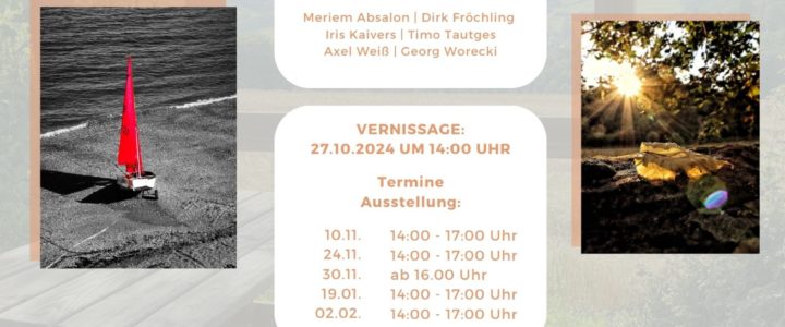 Einladung zur Ausstellung „Kunst im Dorf 2024/25“